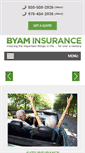 Mobile Screenshot of byaminsurance.com