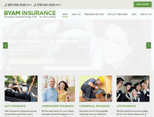 Tablet Screenshot of byaminsurance.com